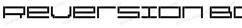 Reversion Bold字体转换